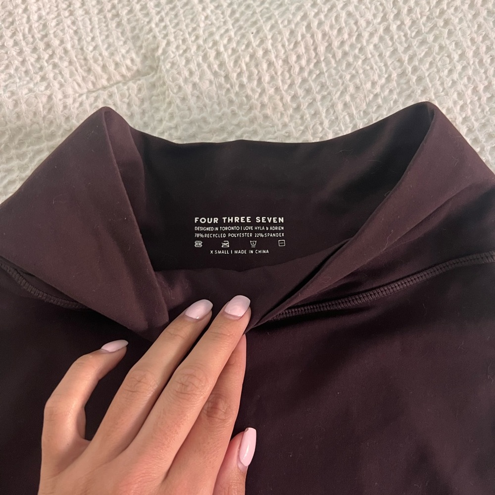 437 Espresso brown  criss cross shorts